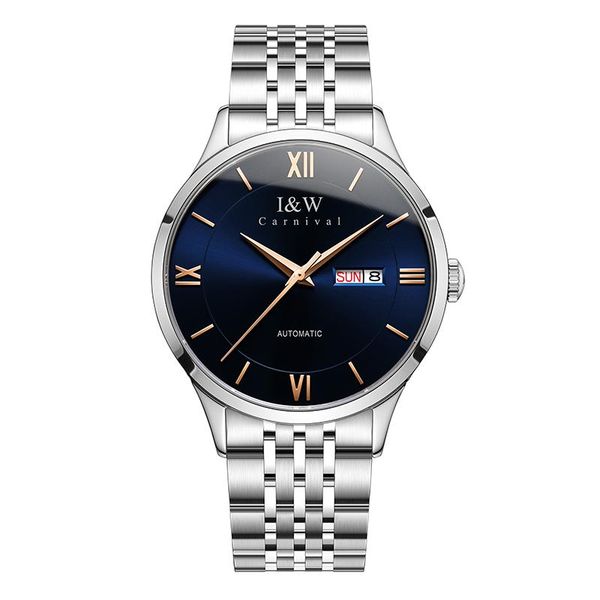 wristwatches 2021 fashion mechanical watch men carnival miyota movement automatic sapphire calendar full steel relojes, Slivery;brown
wristwatches 2021 fashion mechanical watch men carnival miyota movement automatic sapphire calendar full steel relojes, Slivery;brown