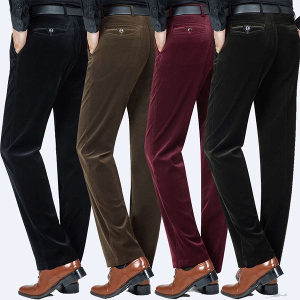 autumn winter corduroy middle-aged and old thick loose straight velvet business casual pants men's dad's, Black
autumn winter corduroy middle-aged and old thick loose straight velvet business casual pants men's dad's, Black