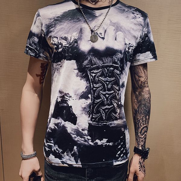 designer 3d impression of tshirt men will see hip hop fashion streetwear neck short sleeve shirt funny men's clothes 5srz, White
designer 3d impression of tshirt men will see hip hop fashion streetwear neck short sleeve shirt funny men's clothes 5srz, White