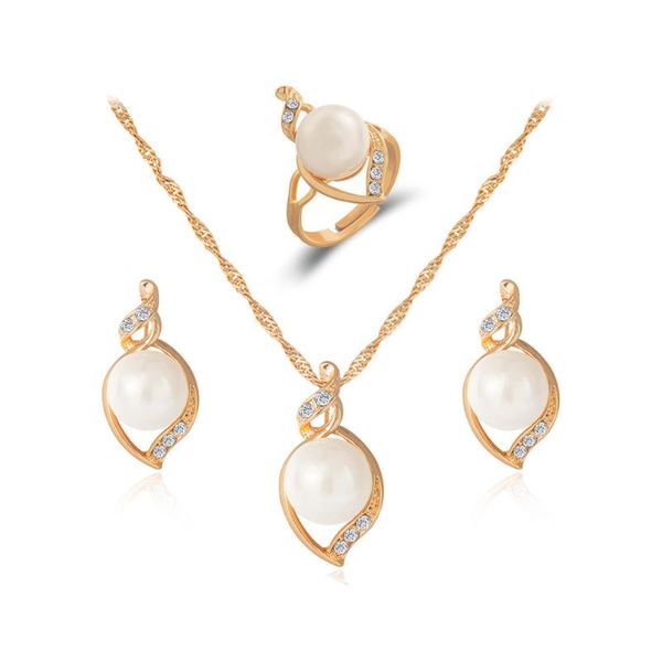 earrings & necklace viennois fashion jewelry sets for women round pearl cubic zirconia ring wedding bridal gifts, Silver
earrings & necklace viennois fashion jewelry sets for women round pearl cubic zirconia ring wedding bridal gifts, Silver