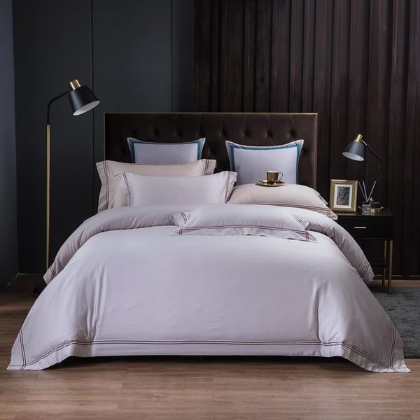 bedding sets 4pcs line embroidery el 100%cotton duvet cover set super soft double comforter bed sheet pillow shams
bedding sets 4pcs line embroidery el 100%cotton duvet cover set super soft double comforter bed sheet pillow shams