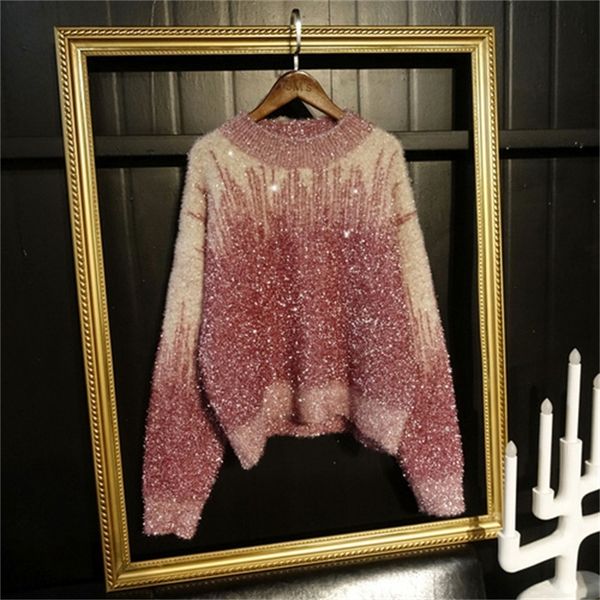 silk shafts sparkling female pullovers gradient style loosed color all-combining thickened nightgown mrs. kitwear loose q5b7, White;black
silk shafts sparkling female pullovers gradient style loosed color all-combining thickened nightgown mrs. kitwear loose q5b7, White;black