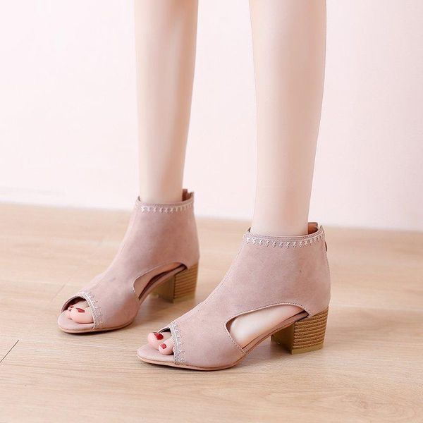 dress shoes 2021 summer fish mouth women pumps open toe sandals back zipper high heels sandal plus size zapatos mujer 35-41, Black
dress shoes 2021 summer fish mouth women pumps open toe sandals back zipper high heels sandal plus size zapatos mujer 35-41, Black