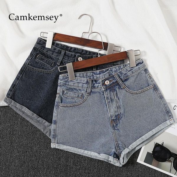 camkemsey classic hemming high waist denim shorts women summer style fashion cuffed casual cotton jeans women's, White;black
camkemsey classic hemming high waist denim shorts women summer style fashion cuffed casual cotton jeans women's, White;black