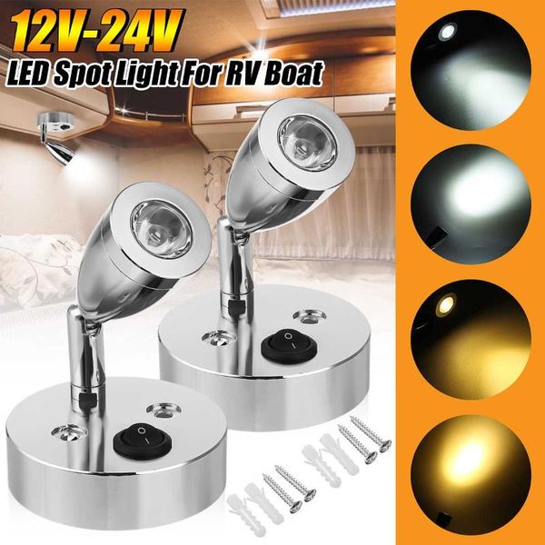 parts 2pcs 12v 24v aluminum car reading light led spot wall for camper van caravan boat rv
parts 2pcs 12v 24v aluminum car reading light led spot wall for camper van caravan boat rv