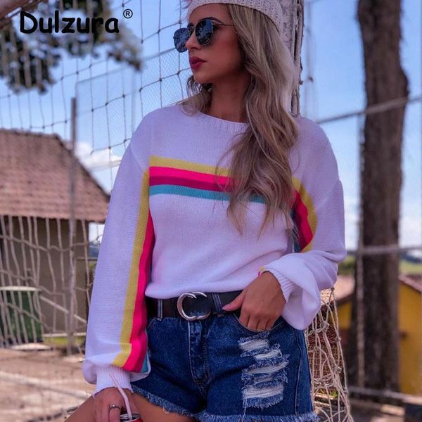women's sweaters fashion o-neck patchwork knitted autumn winter lantern sleeve women pullovers 2021 personality elastic jumpers femme, White;black
women's sweaters fashion o-neck patchwork knitted autumn winter lantern sleeve women pullovers 2021 personality elastic jumpers femme, White;black