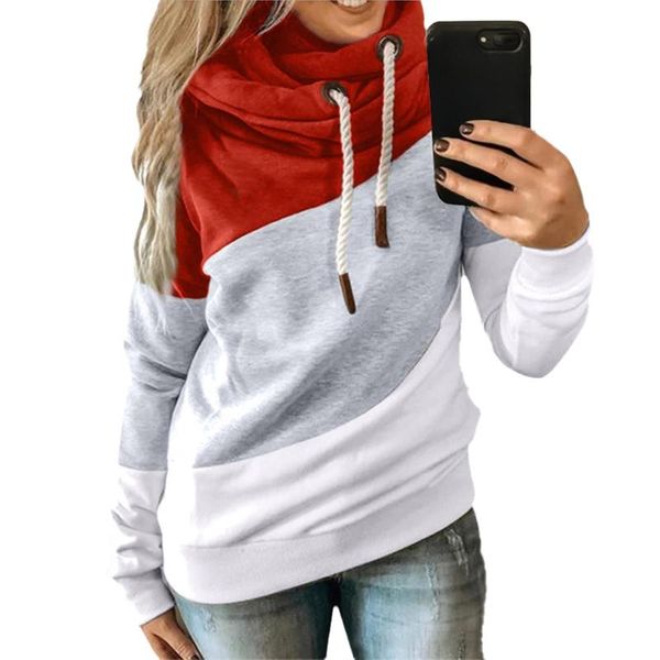 women's hoodies & sweatshirts color block drawstring hoodie casual oversized sweatshirt autumn winter pullover clothing female 2021, Black
women's hoodies & sweatshirts color block drawstring hoodie casual oversized sweatshirt autumn winter pullover clothing female 2021, Black