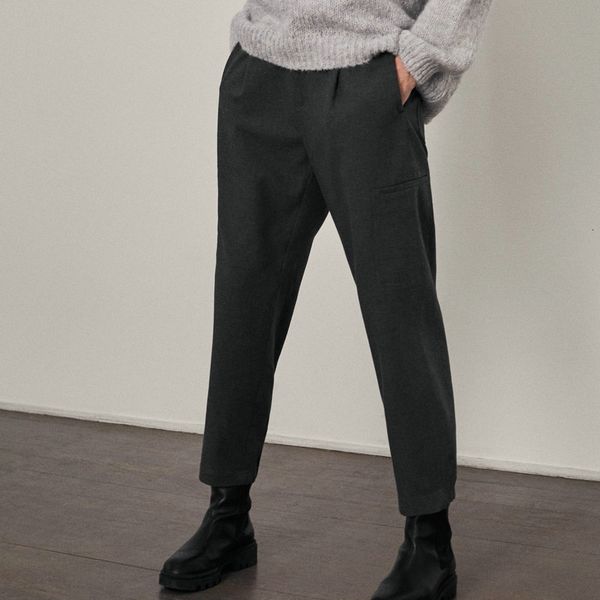 casual trousers suit side-pocket pants office buttons mrs pantalon fashion women's cotton kjk6, Black;white
casual trousers suit side-pocket pants office buttons mrs pantalon fashion women's cotton kjk6, Black;white