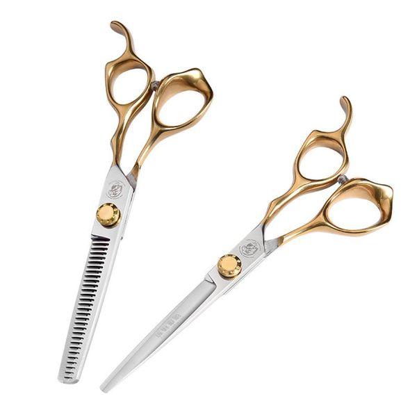 hair scissors professional 6.0 inch hairdressing cutting & thinning scissor shears forbici barber set
hair scissors professional 6.0 inch hairdressing cutting & thinning scissor shears forbici barber set