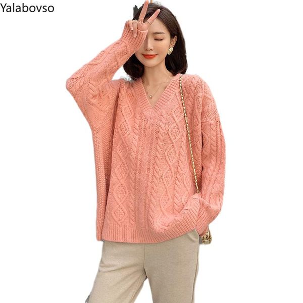 women's sweaters thick sweater slouchy wind loose round neck fruit color all match pullover for women z3, White;black
women's sweaters thick sweater slouchy wind loose round neck fruit color all match pullover for women z3, White;black