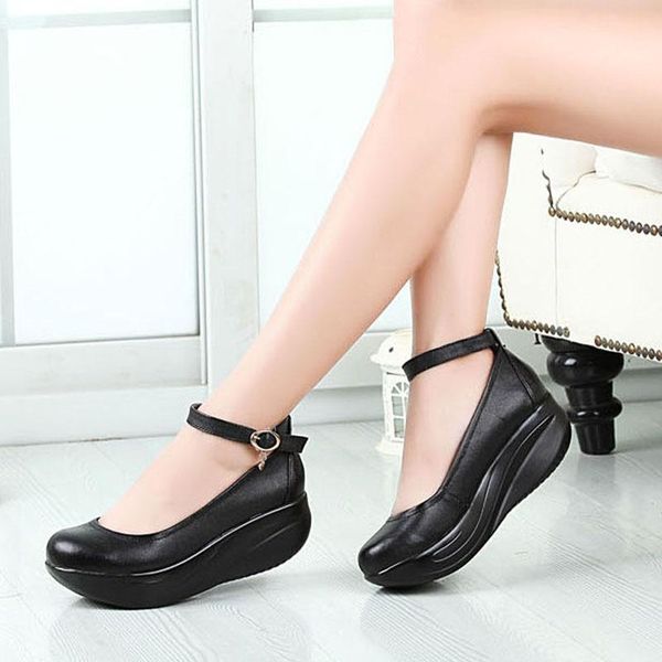 dress shoes 41-43 big size genuine leather women ankle belt platform swing sneakers lose weight 2021 summer casual female, Black
dress shoes 41-43 big size genuine leather women ankle belt platform swing sneakers lose weight 2021 summer casual female, Black