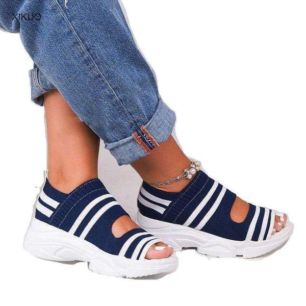 sandals knitted women's 2021 summer flat bottom comfortable elastic thick sports fishmouth shoes, Black
sandals knitted women's 2021 summer flat bottom comfortable elastic thick sports fishmouth shoes, Black