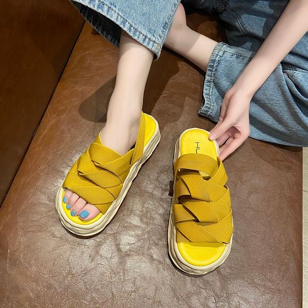 sandals thick-soled increased ladies slippers summer fashion wild large size casual sports, Black
sandals thick-soled increased ladies slippers summer fashion wild large size casual sports, Black