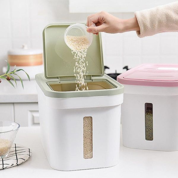 storage bottles & jars rice tank large food container dry flour dispenser containers with lids
storage bottles & jars rice tank large food container dry flour dispenser containers with lids