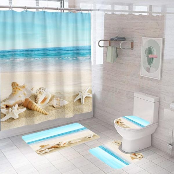 shower curtains sea beach curtain starfish cozy blue fish with non slip rug mat bathroom waterproof polyester home decor 180x180
shower curtains sea beach curtain starfish cozy blue fish with non slip rug mat bathroom waterproof polyester home decor 180x180