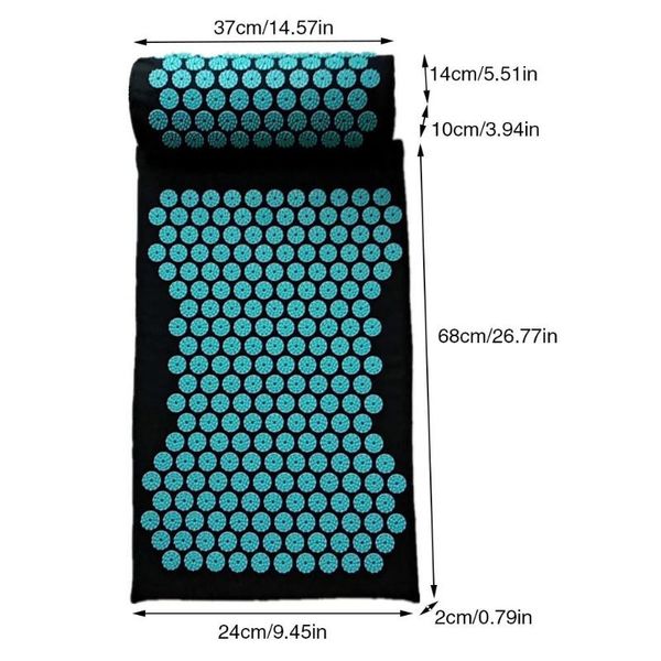 yoga mats massage mat set cushion relieve stress back body pain acupuncture pillow for relaxation relief
yoga mats massage mat set cushion relieve stress back body pain acupuncture pillow for relaxation relief