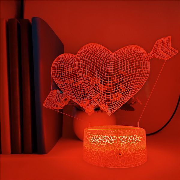the arrow of love 3d led night light3d illusion table lamp 7 color changing night light kids gift
the arrow of love 3d led night light3d illusion table lamp 7 color changing night light kids gift
