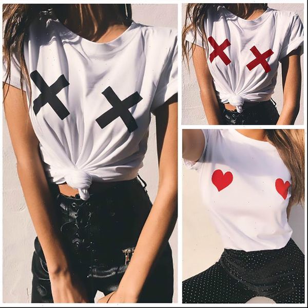 heart print t shirt women short sleeve o neck tshirt 2021 summer casual fun t shirt gift for lady yong girl, White
heart print t shirt women short sleeve o neck tshirt 2021 summer casual fun t shirt gift for lady yong girl, White