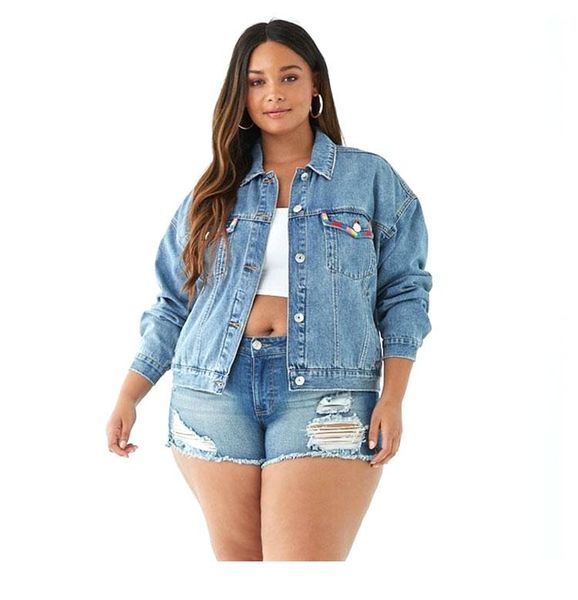 women's jackets spring women fashion loose plus size water wash single breasted embroidery jean cotton outerwear female trendy denim ja, Black;brown
women's jackets spring women fashion loose plus size water wash single breasted embroidery jean cotton outerwear female trendy denim ja, Black;brown