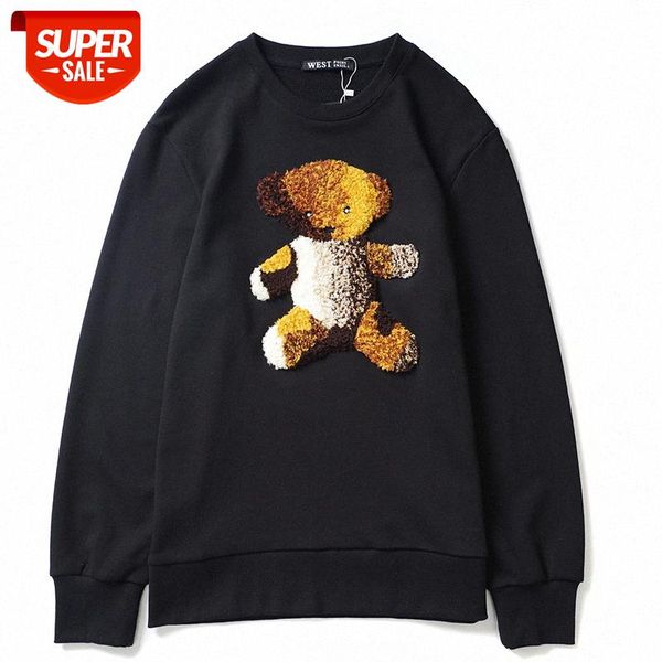 autumn and winter men's jackets sewn velvet bear european american fashion brand printed cotton sweater loose couple clothes #hz07, Black
autumn and winter men's jackets sewn velvet bear european american fashion brand printed cotton sweater loose couple clothes #hz07, Black