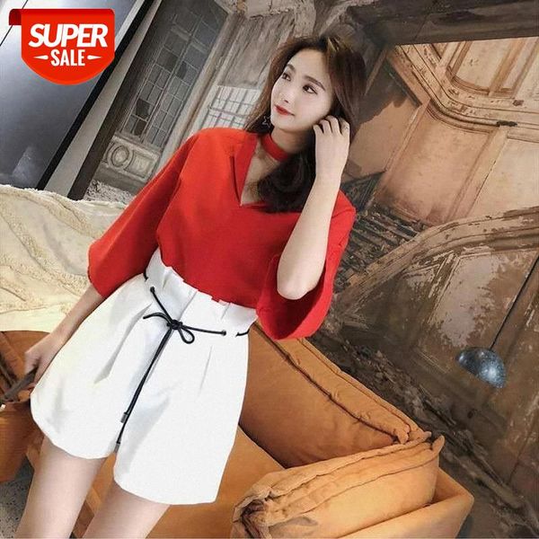 korean office short-sleeve top and high waist wide leg pants 2 piece set women clothes 2020 summer loose two pieces set #eG9w, White
korean office short-sleeve top and high waist wide leg pants 2 piece set women clothes 2020 summer loose two pieces set #eG9w, White