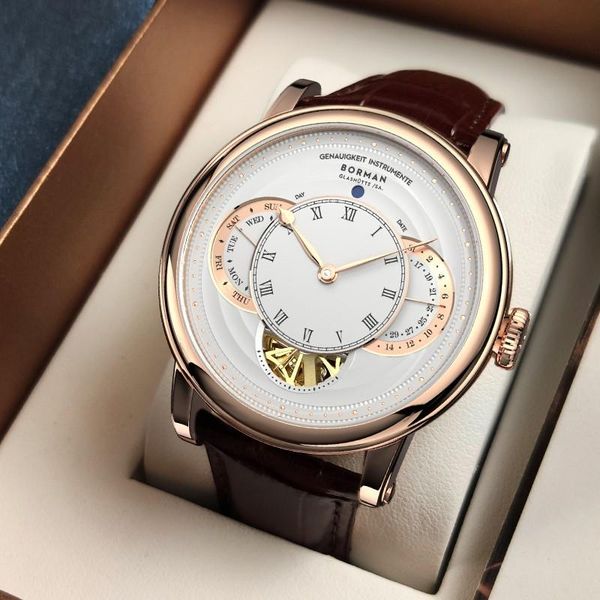 wristwatches borman luxury shanghai movement rose golden case waterproof brown genuine belt mens watch brand automatic wrist, Slivery;brown
wristwatches borman luxury shanghai movement rose golden case waterproof brown genuine belt mens watch brand automatic wrist, Slivery;brown