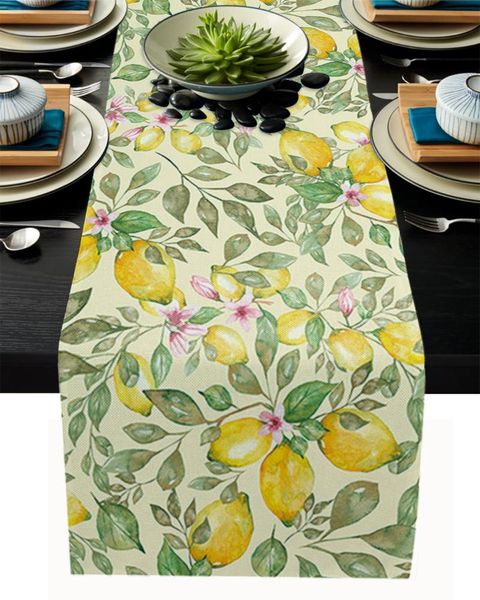 table cloth luxe tafelloper aquarel citroen bloem patroon verjaardagsfeestje el eettafel hoge kwaliteit katoen en linnen tafelkleed
table cloth luxe tafelloper aquarel citroen bloem patroon verjaardagsfeestje el eettafel hoge kwaliteit katoen en linnen tafelkleed