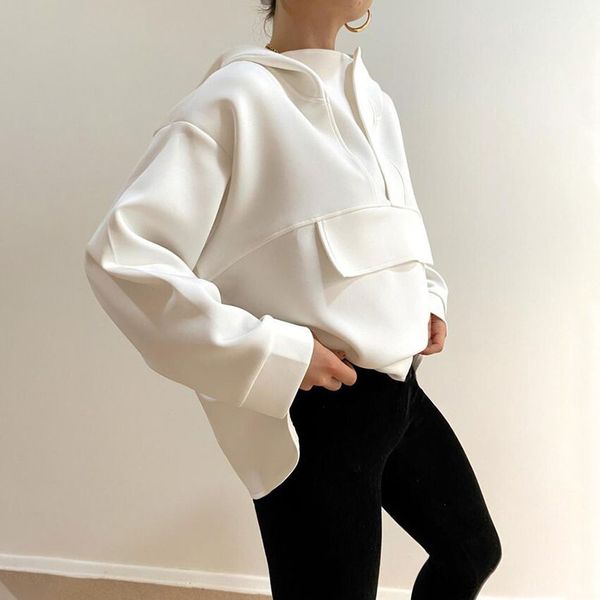 fashion women hoodies oversize asymmetric hem solid black white autumn sweatshirt loose streetwear hooded pullover
fashion women hoodies oversize asymmetric hem solid black white autumn sweatshirt loose streetwear hooded pullover