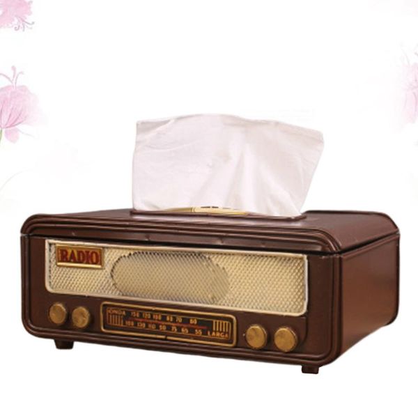 tissue boxes & napkins retro box shape napkin storage container paper towel holder for home bar office