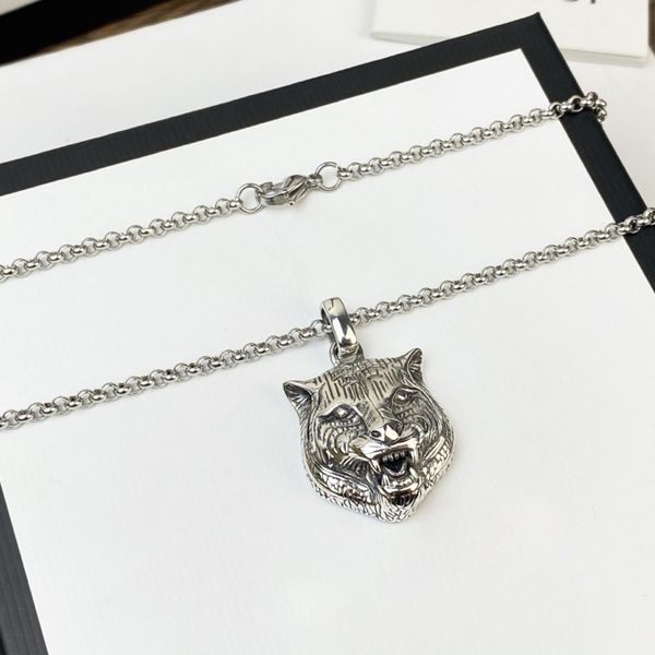 mens pendant necklaces fashion tiger pattern street trendy women accessories accompany defend safety unisex, Silver
mens pendant necklaces fashion tiger pattern street trendy women accessories accompany defend safety unisex, Silver