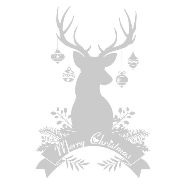wall stickers merry christmas elk sticker removable murals party decor accessory (silver)
wall stickers merry christmas elk sticker removable murals party decor accessory (silver)