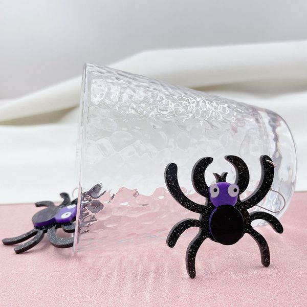 2021 halloween funny shiny spider dangle earrings for women y2k acrylic purple statement korea earring fashion jewelry aesthetic gifts, Silver
2021 halloween funny shiny spider dangle earrings for women y2k acrylic purple statement korea earring fashion jewelry aesthetic gifts, Silver