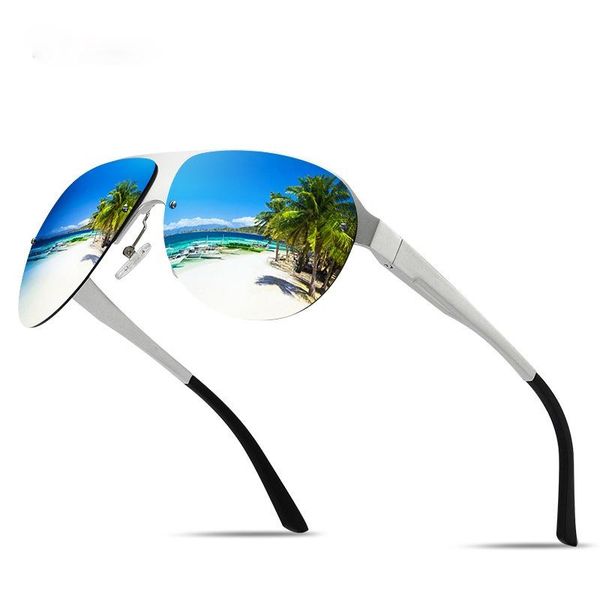 sunglasses aluminum-magnesium alloy men's polarized driving riding sports, White;black
sunglasses aluminum-magnesium alloy men's polarized driving riding sports, White;black