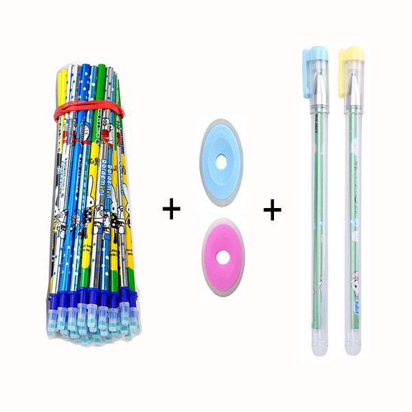 gel pens 60pcs/set erasable pen blue black ink refills earsers student school writing supplie stationery
gel pens 60pcs/set erasable pen blue black ink refills earsers student school writing supplie stationery