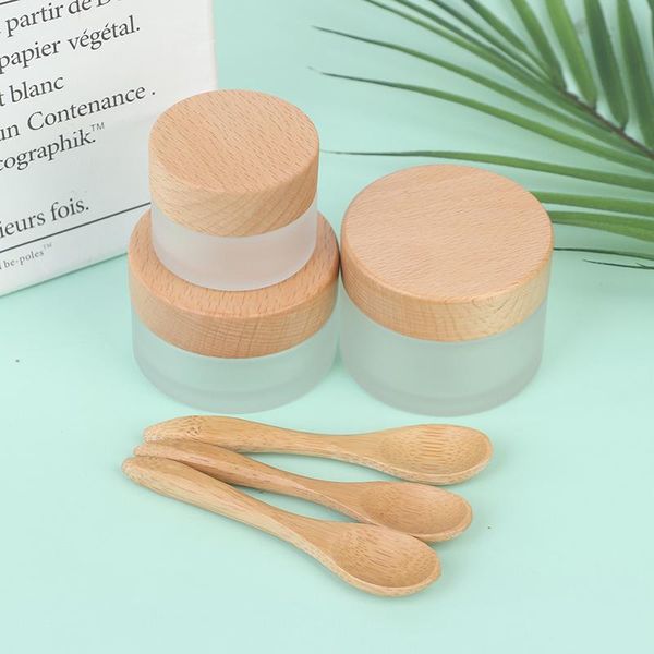 storage bottles & jars 1 pc 15g/30g/50g frost glass bottle bamboo lid jar empty cosmetic container
storage bottles & jars 1 pc 15g/30g/50g frost glass bottle bamboo lid jar empty cosmetic container