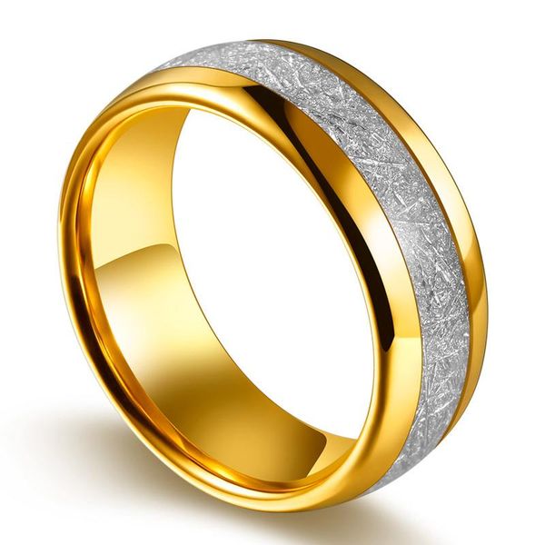 wedding rings gold tones 8mm width men's tungsten carbide dome band inlay meteorite anillo de tungsteno size 6-13, Slivery;golden
wedding rings gold tones 8mm width men's tungsten carbide dome band inlay meteorite anillo de tungsteno size 6-13, Slivery;golden