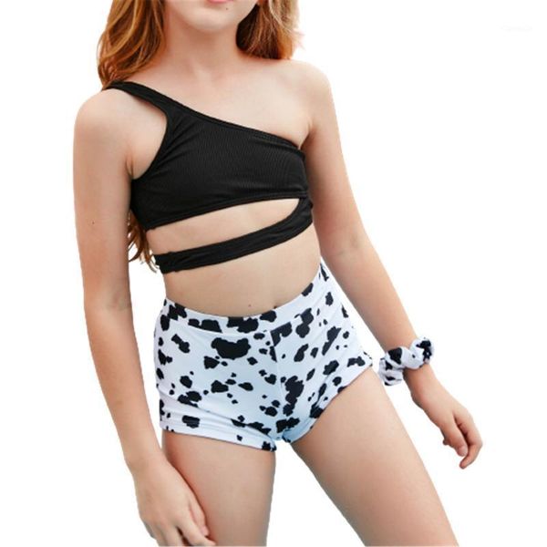 #l12 summer swimwear girls holiday cute off shoulder the cow print bikini set two piece swimsuit bathing suit baby girl one-pieces, Black
#l12 summer swimwear girls holiday cute off shoulder the cow print bikini set two piece swimsuit bathing suit baby girl one-pieces, Black