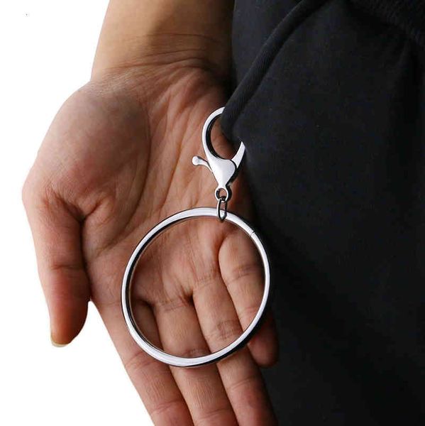1pc/lot stainless steel street big ring key chain rock punk trousers hipster key chains pant keychain hiphop fashion accessories, Silver
1pc/lot stainless steel street big ring key chain rock punk trousers hipster key chains pant keychain hiphop fashion accessories, Silver