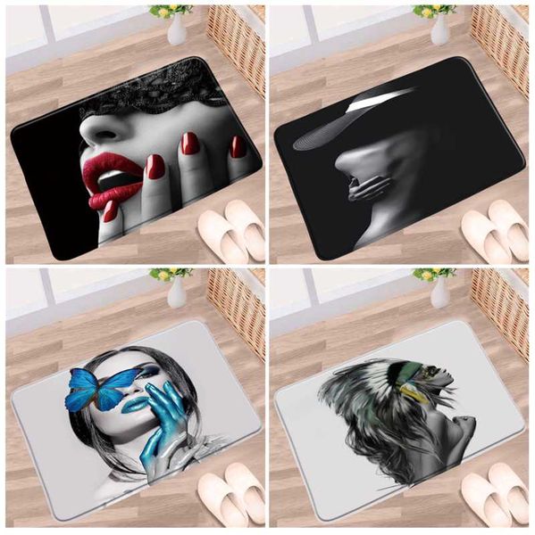 bath mats woman mat butterfly flower painted black art pattern non-slip rugs flannel home decor bathroom kitchen entrance carpet
bath mats woman mat butterfly flower painted black art pattern non-slip rugs flannel home decor bathroom kitchen entrance carpet