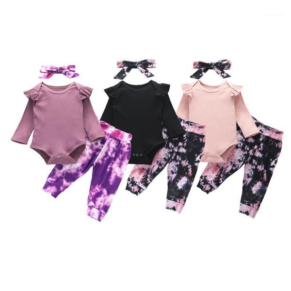 clothing sets born baby girls ruffle long-sleeves knitted rompers + tie-dry pants hairband 3pcs toddler autumn children outfits sets1, White
clothing sets born baby girls ruffle long-sleeves knitted rompers + tie-dry pants hairband 3pcs toddler autumn children outfits sets1, White