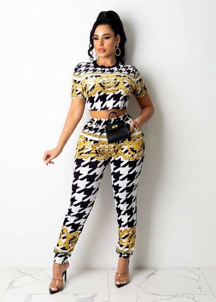 women's tracksuits 2021 quality fashion design women set 2pcs short sleeve print causal suit, Gray
women's tracksuits 2021 quality fashion design women set 2pcs short sleeve print causal suit, Gray
