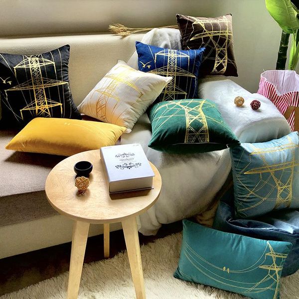 cushion/decorative pillow luxury geometric design gold printed velvet cushion cover green blue pillowcase home decorative sofa throw pillows
cushion/decorative pillow luxury geometric design gold printed velvet cushion cover green blue pillowcase home decorative sofa throw pillows