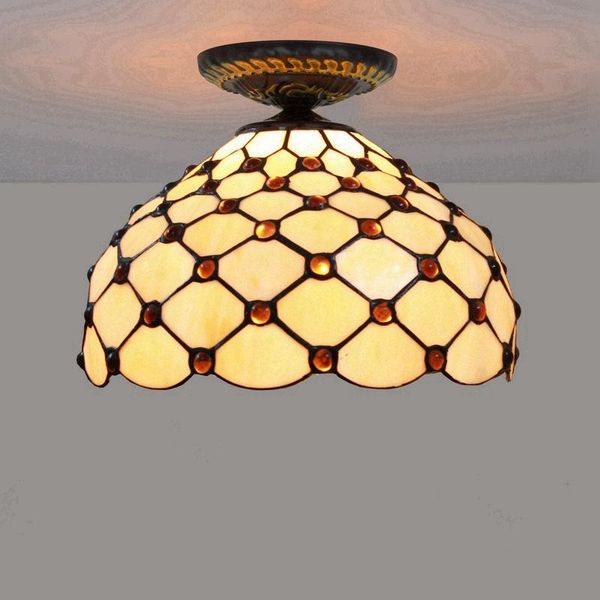 ceiling lights 30cm european-style brown beads tiffany colored glass restaurant bedroom corridor bathroom lamp
ceiling lights 30cm european-style brown beads tiffany colored glass restaurant bedroom corridor bathroom lamp