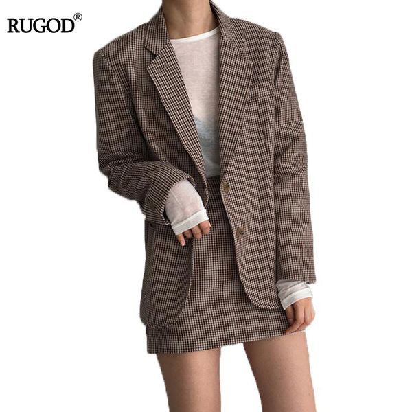 women's suits & blazers rugod 2021 plaid blazer long sleeve button women and jackets casual notched winter jacket, White;black
women's suits & blazers rugod 2021 plaid blazer long sleeve button women and jackets casual notched winter jacket, White;black