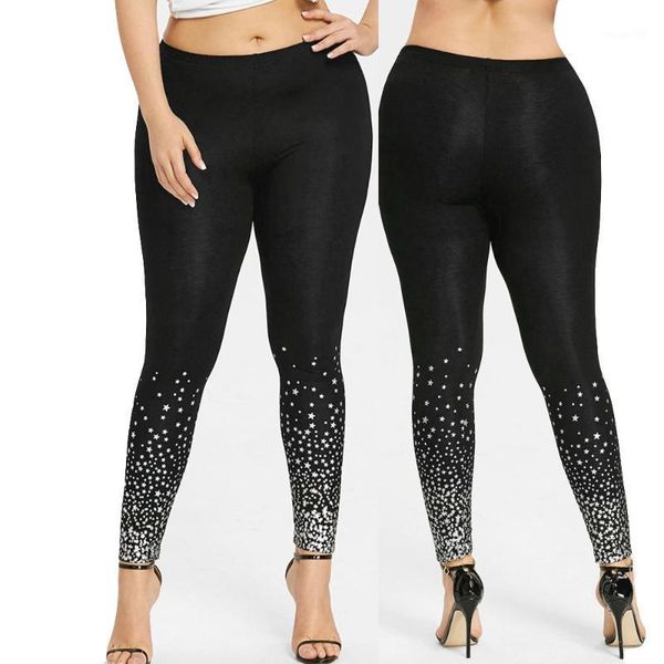 women's leggings women casual plus size compression fitness sport print ladies workout high waist elasticity long trousers, Black
women's leggings women casual plus size compression fitness sport print ladies workout high waist elasticity long trousers, Black