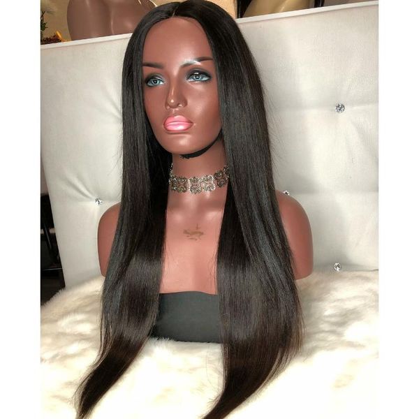 synthetic wigs long silky straight lace frontal wig with baby hair jet black preplucked heat resistant for women
synthetic wigs long silky straight lace frontal wig with baby hair jet black preplucked heat resistant for women