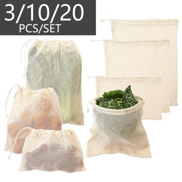 hanging baskets 20pcs/set reusable produce bag organic cotton mesh vegetable bags storage kitchen fruit with drawstring
hanging baskets 20pcs/set reusable produce bag organic cotton mesh vegetable bags storage kitchen fruit with drawstring