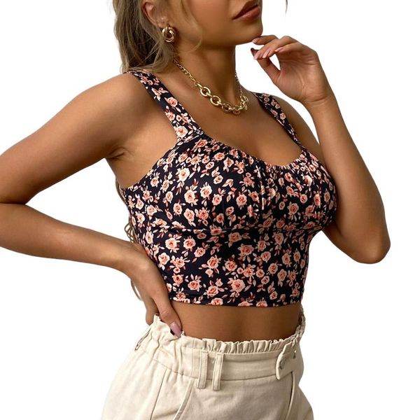 women's swimwear women fashion floral print backless tank stylish sleeveless for ladies female, White;black
women's swimwear women fashion floral print backless tank stylish sleeveless for ladies female, White;black