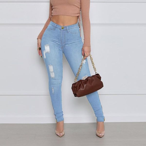 women's jeans women high waist slim hole ankle split denim trousers office lady pencil pants summer thin blue casual
women's jeans women high waist slim hole ankle split denim trousers office lady pencil pants summer thin blue casual