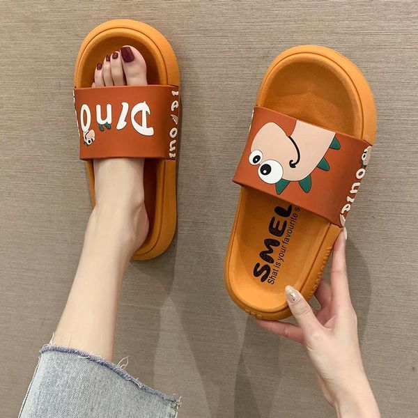 slippers 2021 female summer wear fashion anti-slip cool dragnet red thick bottom cute cartoon small dinosaur a word drag, Black
slippers 2021 female summer wear fashion anti-slip cool dragnet red thick bottom cute cartoon small dinosaur a word drag, Black